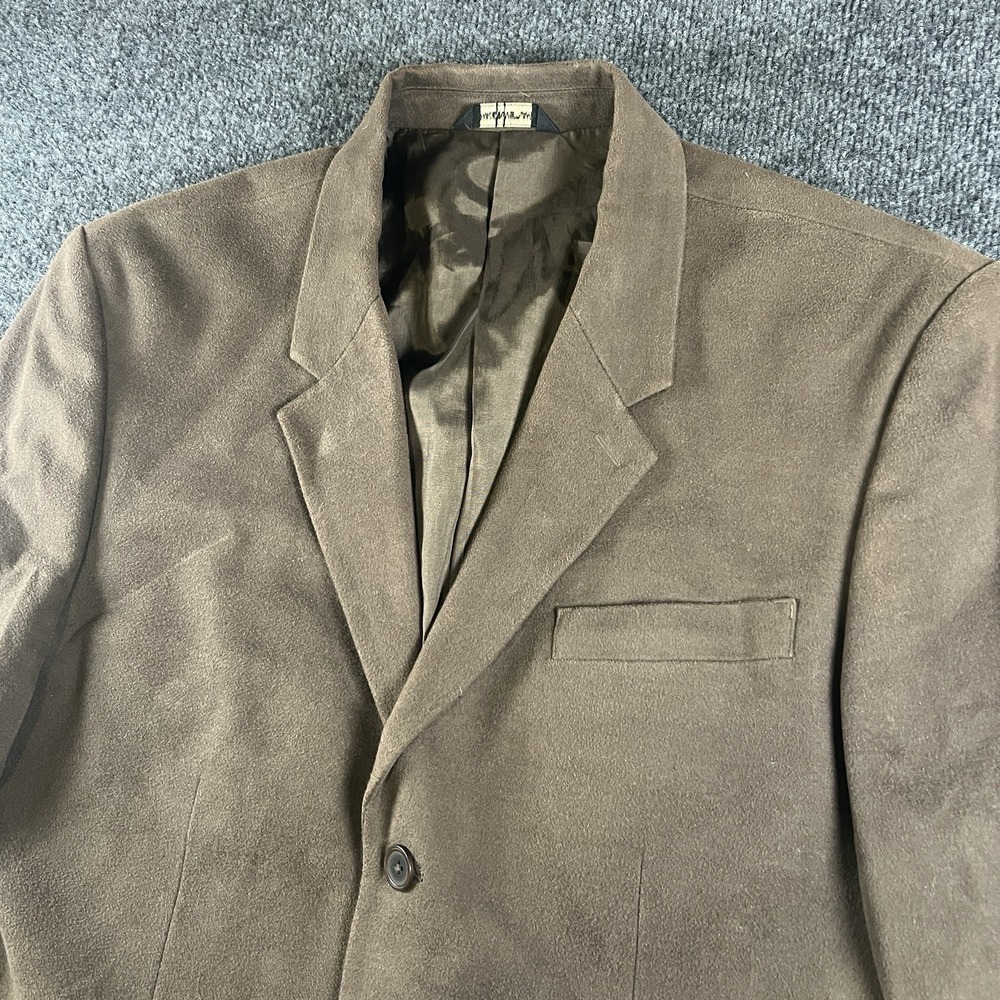 Structure Brown 3 Button Sport Coat‎ 44S Cotton Blazer Vintage Classic Jacket